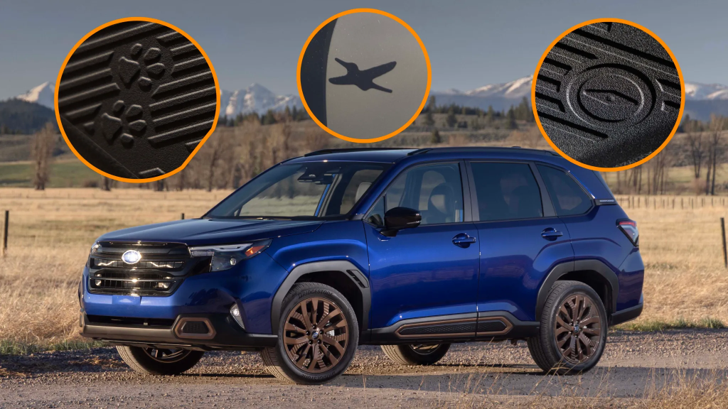 All New 2025 Subaru Forester For Sale with Easter Eggs Icons
