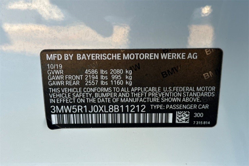 2020 BMW 3 Series 330i