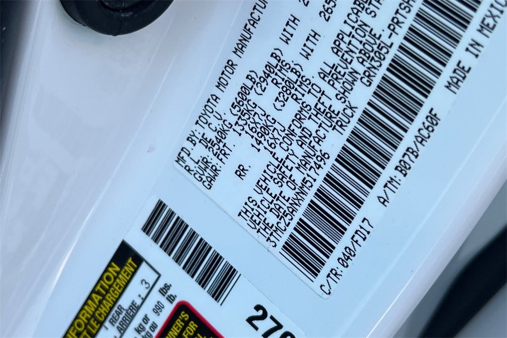 2022 Toyota Tacoma V6