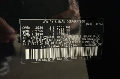 2025 Subaru Legacy Base