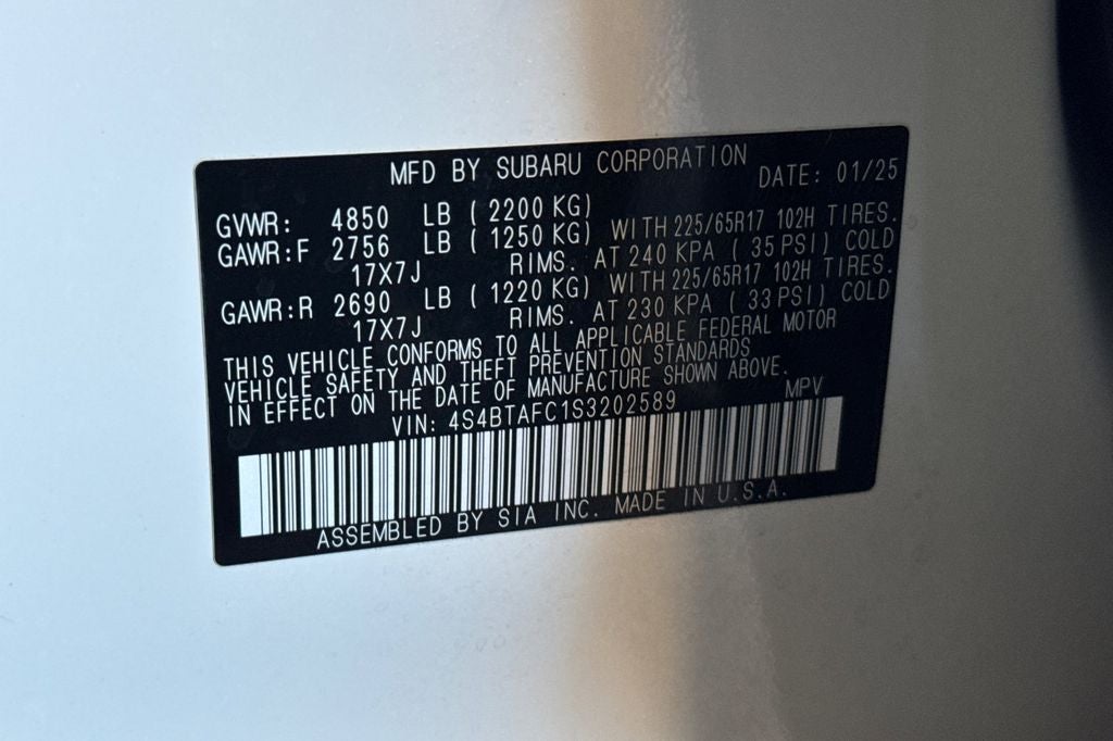 2025 Subaru Outback Premium