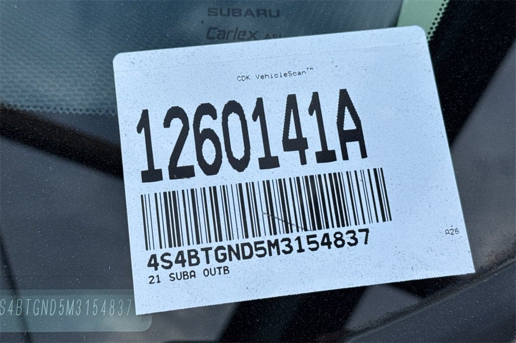 2021 Subaru Outback Limited XT