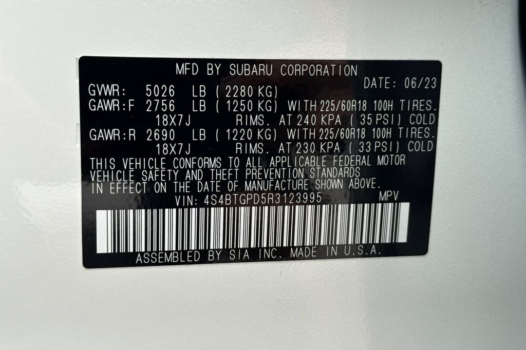 2024 Subaru Outback Touring XT