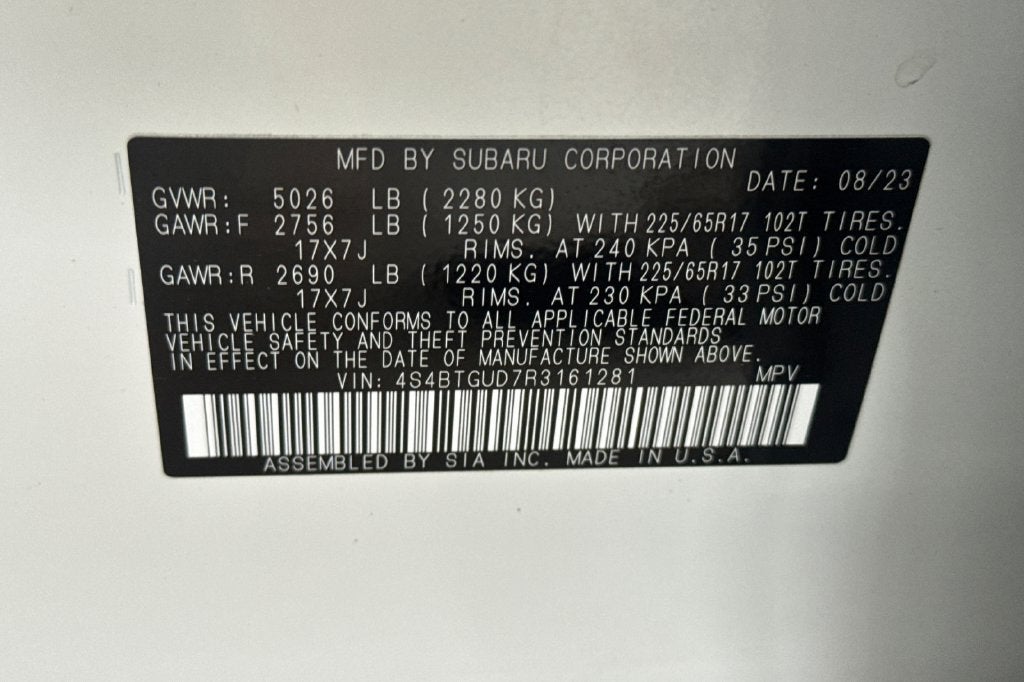 2024 Subaru Outback Wilderness