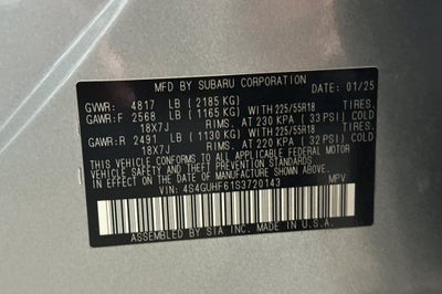 2025 Subaru Crosstrek Sport