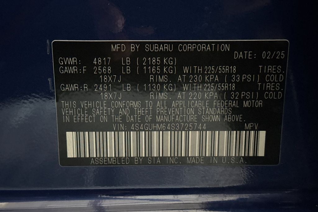 2025 Subaru Crosstrek Limited