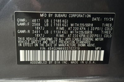 2025 Subaru Crosstrek Limited