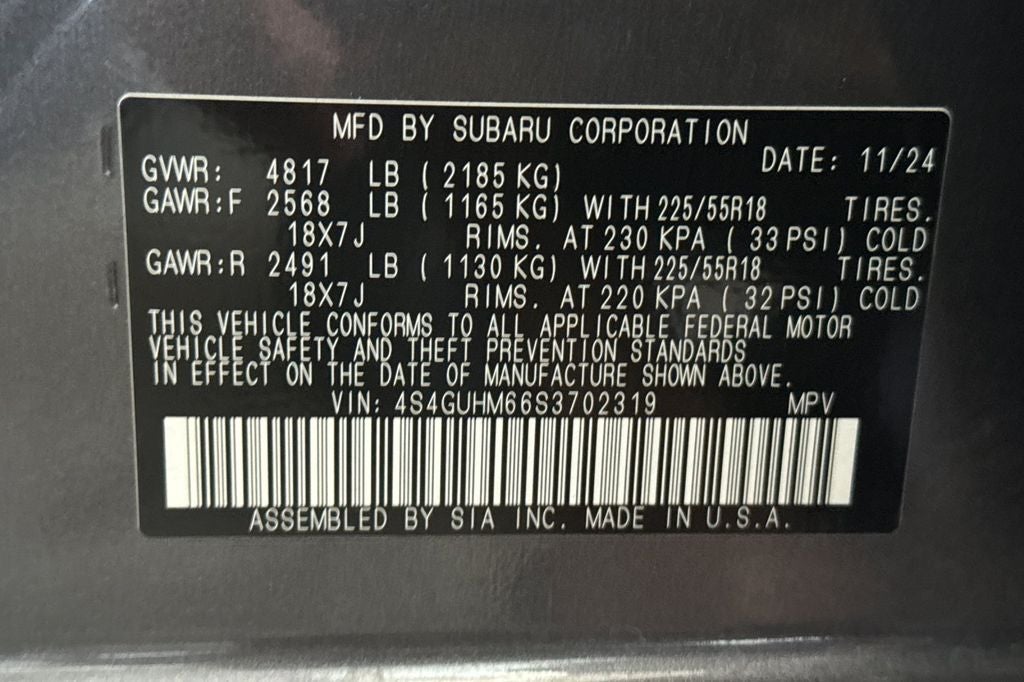 2025 Subaru Crosstrek Limited