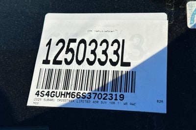 2025 Subaru Crosstrek Limited