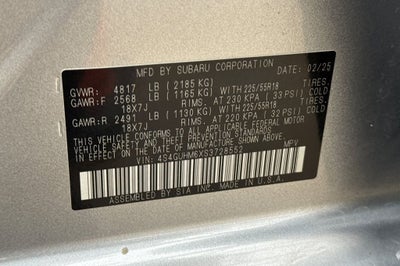 2025 Subaru Crosstrek Limited