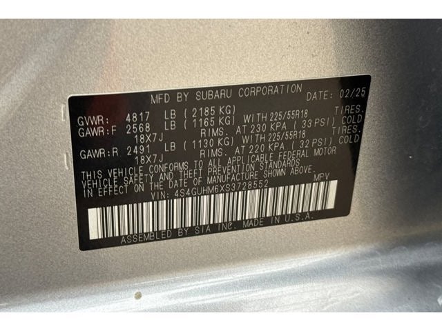 2025 Subaru Crosstrek Limited