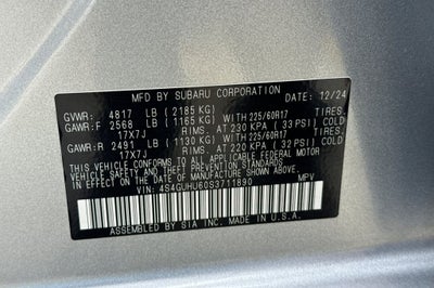 2025 Subaru Crosstrek Wilderness