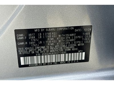 2025 Subaru Crosstrek Wilderness