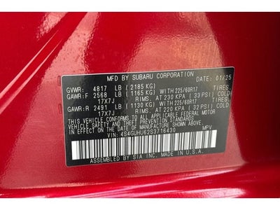 2025 Subaru Crosstrek Wilderness