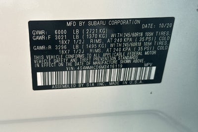 2021 Subaru Ascent Premium