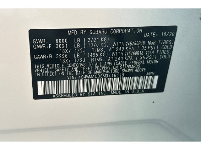 2021 Subaru Ascent Premium