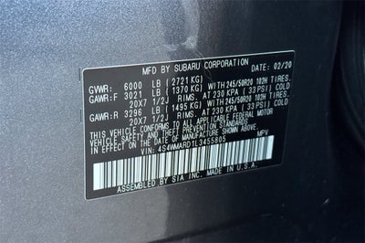 2020 Subaru Ascent Touring