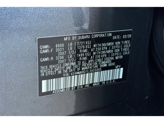 2020 Subaru Ascent Touring