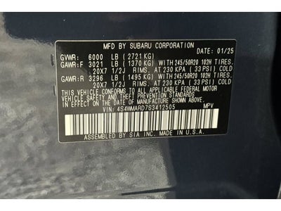 2025 Subaru Ascent Limited Bronze Edition