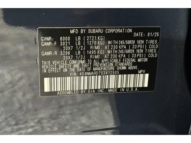 2025 Subaru Ascent Limited Bronze Edition