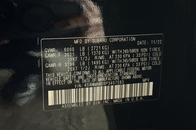 2023 Subaru Ascent Touring