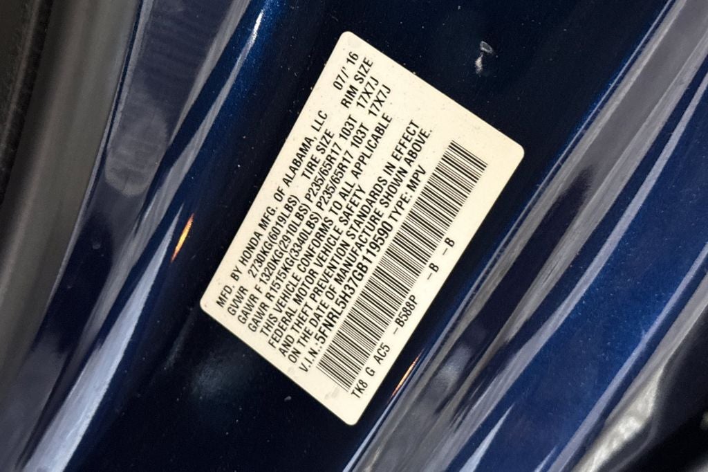 2016 Honda Odyssey SE