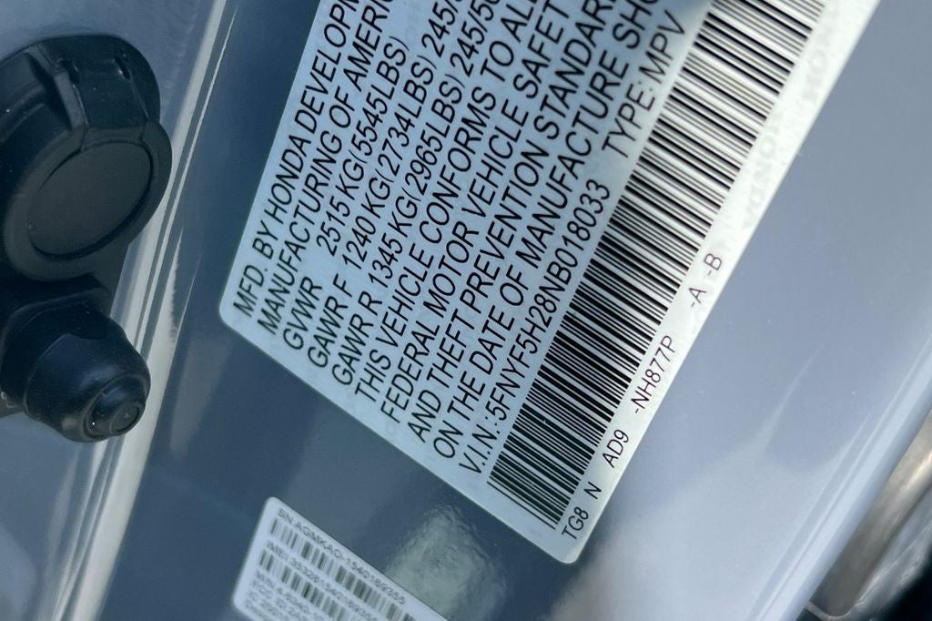2022 Honda Pilot Special Edition