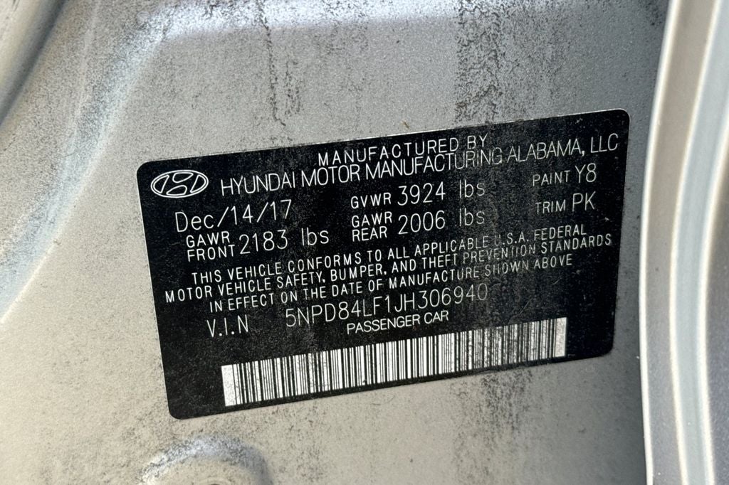 2018 Hyundai Elantra Value Edition