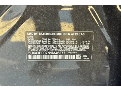 2022 BMW X3 sDrive30i