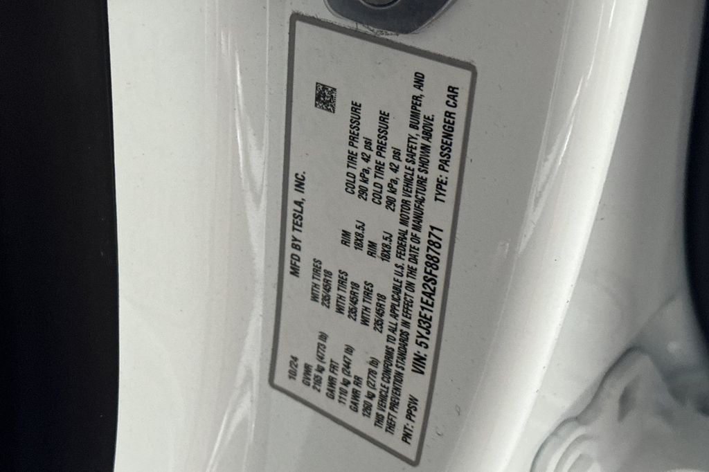 2025 Tesla Model 3 Long Range