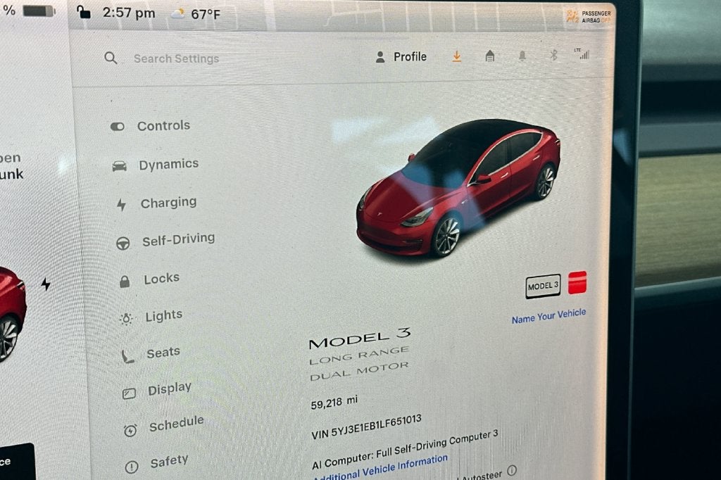 2020 Tesla Model 3 Long Range