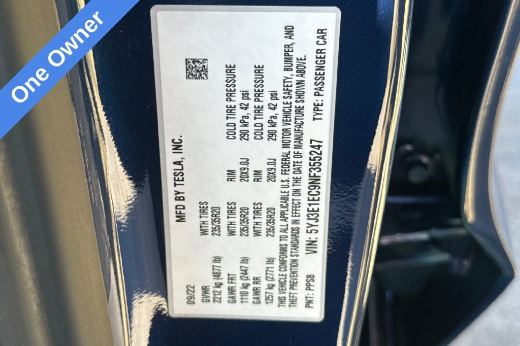 2022 Tesla Model 3 Performance