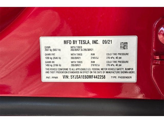 2021 Tesla Model S Plaid