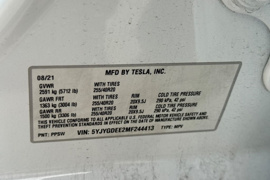 2021 Tesla Model Y Long Range