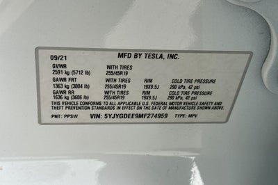 2021 Tesla Model Y Long Range