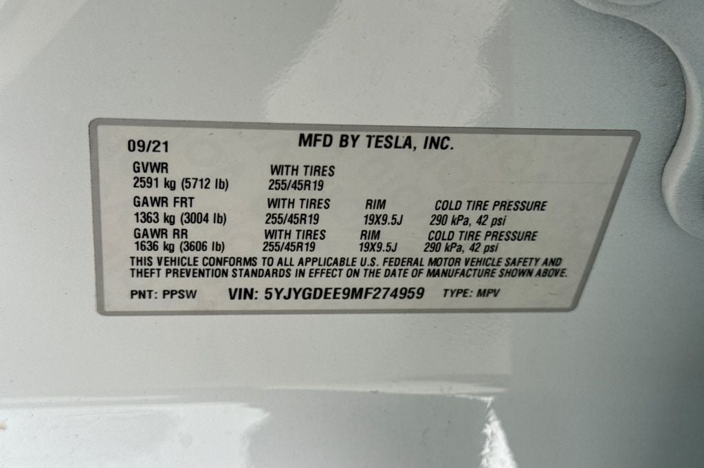 2021 Tesla Model Y Long Range
