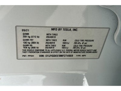 2021 Tesla Model Y Long Range
