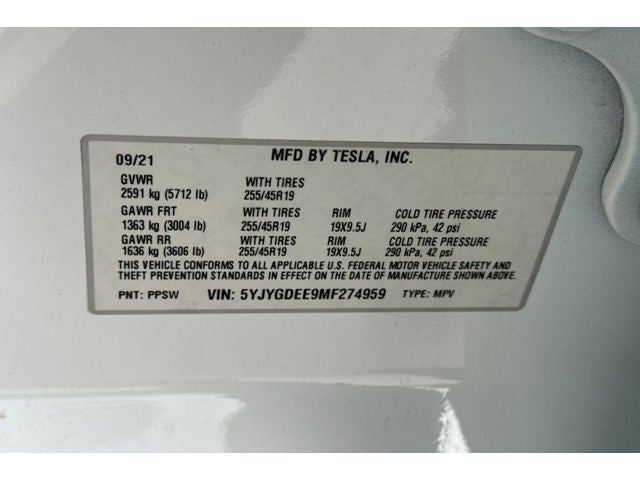 2021 Tesla Model Y Long Range