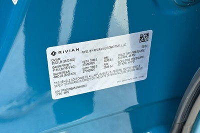 2025 Rivian R1S Adventure Dual Motor Standard Pack