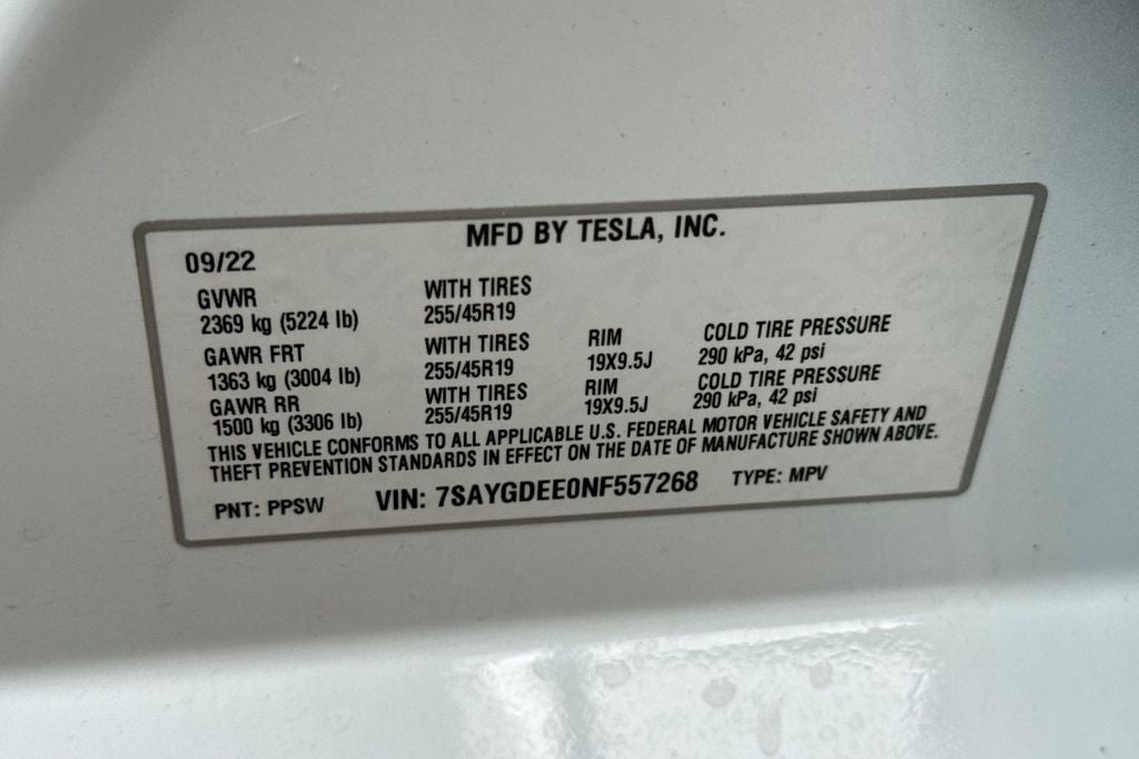 2022 Tesla Model Y Long Range