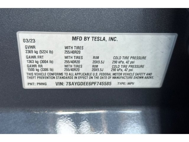 2023 Tesla Model Y Long Range