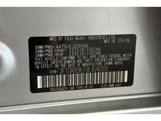 2009 Subaru Impreza WRX STi
