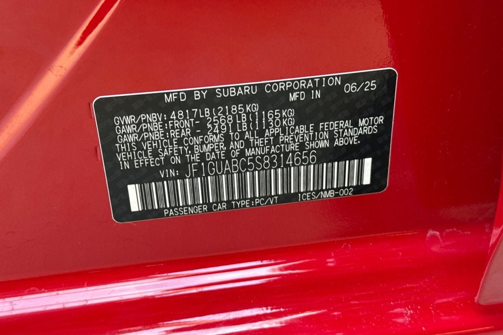 2025 Subaru Impreza Base