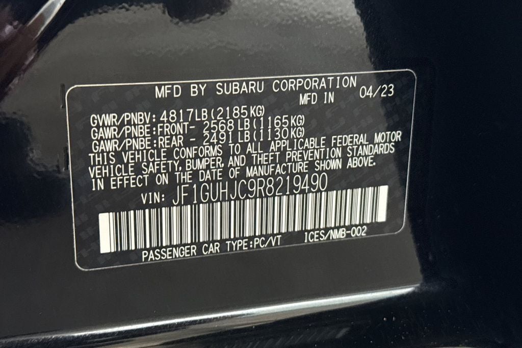2024 Subaru Impreza 2.5RS