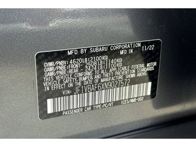 2022 Subaru WRX Premium