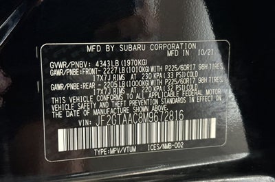 2021 Subaru Crosstrek Base