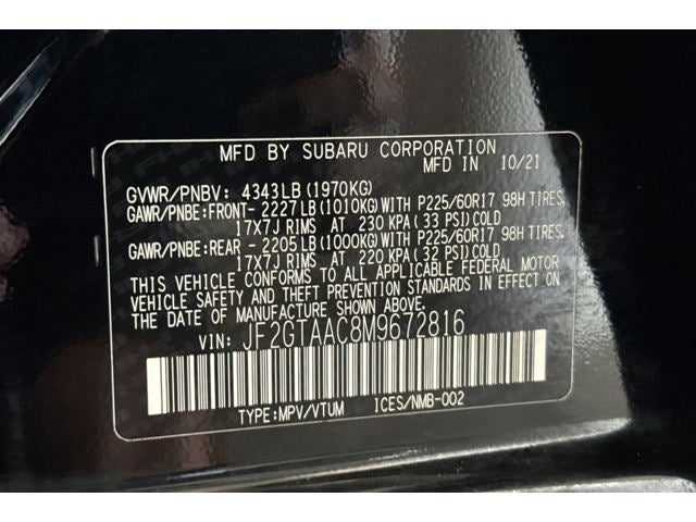 2021 Subaru Crosstrek Base