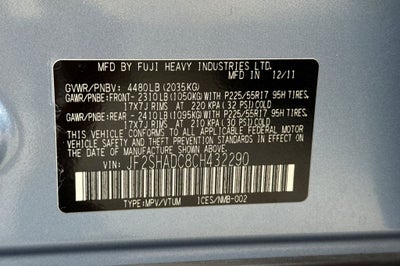 2012 Subaru Forester 2.5X Premium