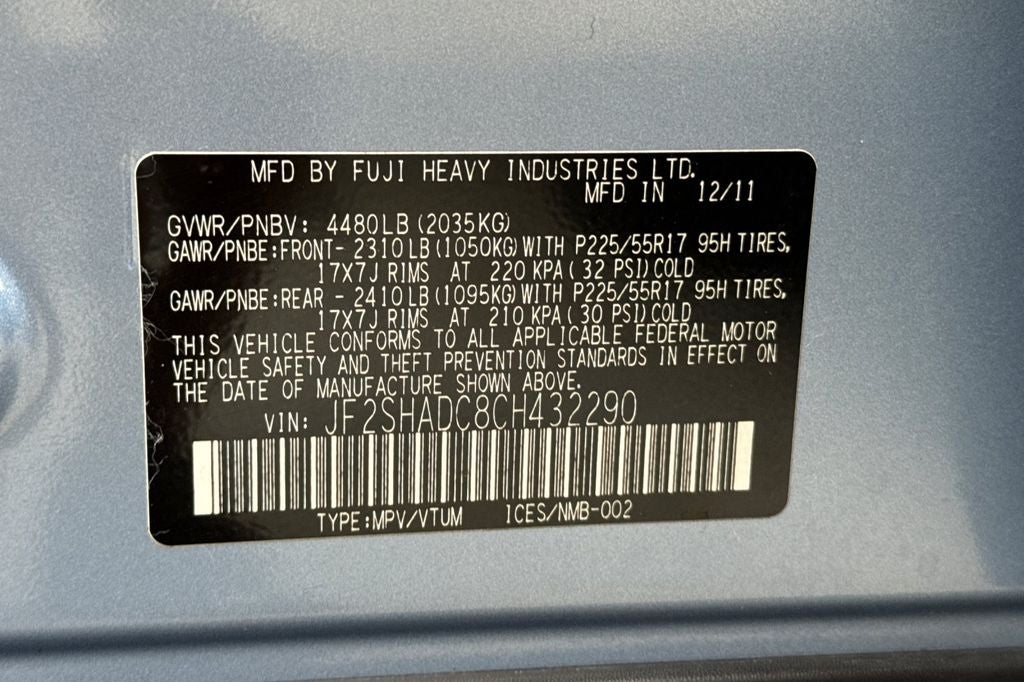 2012 Subaru Forester 2.5X Premium