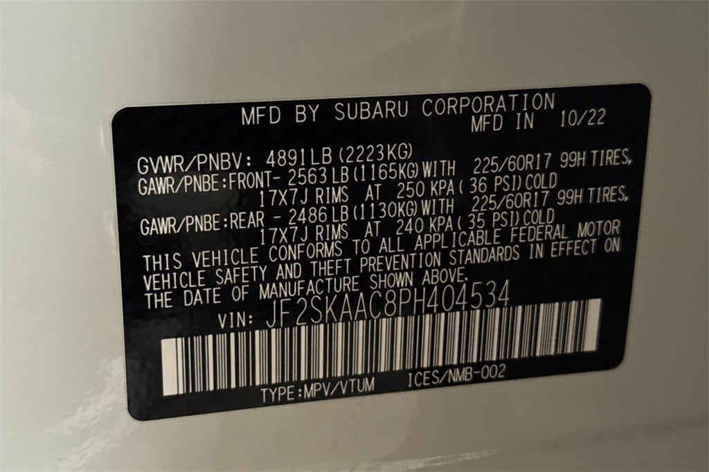 2023 Subaru Forester Base